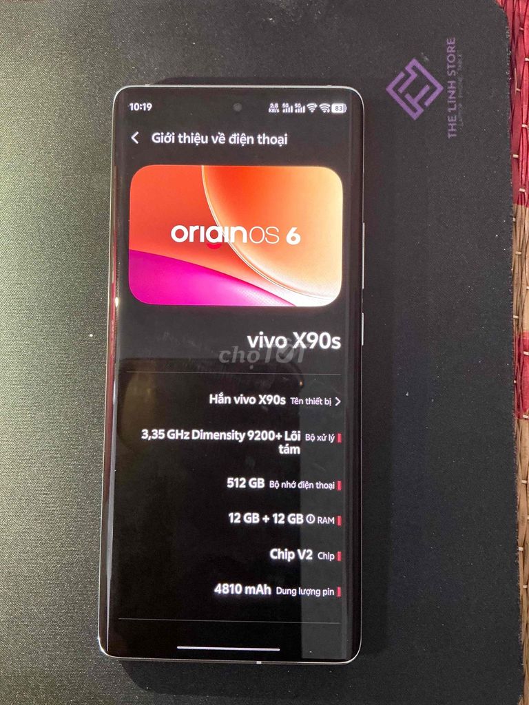 Vivo X90s 512GB Dimensity 9200+ Like New. Mua bán Điện thoại tại Thị xã Quảng Yên Quảng Ninh được đăng bởi Vu Truong hình 1
