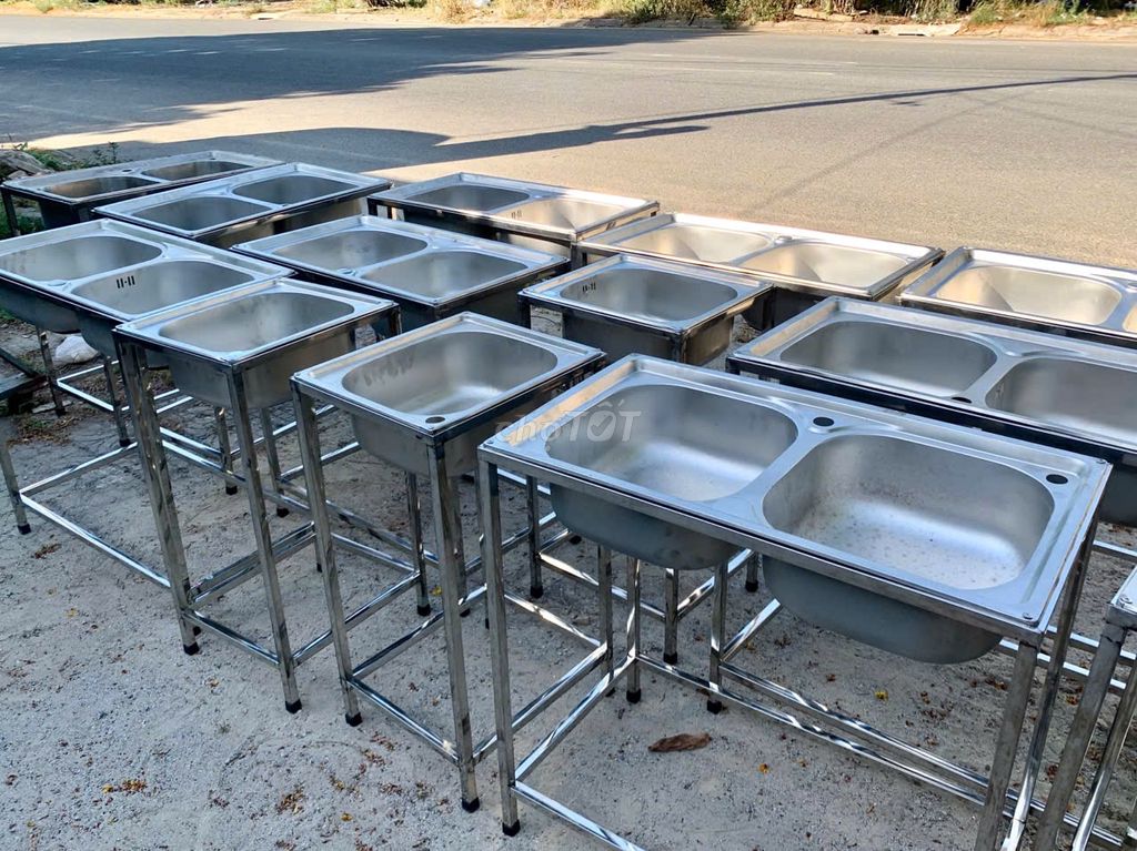 Bồn rửa chén Inox Bạc. Mua bán Thiết bị vệ sinh, nhà tắm tại Quận Sơn Trà Đà Nẵng được đăng bởi thế giới đồ cũ đà nẵng hình 1