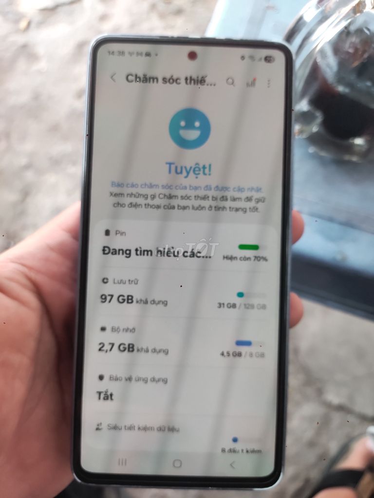 Cần bán gấp Samsung A53 5G 128GB Xám 8GB. Mua bán Điện thoại tại Thị xã Cai Lậy Tiền Giang được đăng bởi 63 63 hình 1