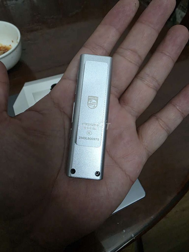 Máy ghi âm Philips VTR5102Pro Bạc 16GB. Mua bán Tivi, Âm thanh tại Quận Cẩm Lệ Đà Nẵng được đăng bởi Zui Lên Nào hình 1