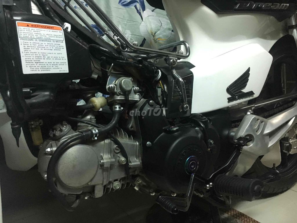 Honda Dream kiểng Cọp màu Trắng Sport, 2 thắng đĩa. Mua bán Xe máy tại Quận 4 Tp Hồ Chí Minh được đăng bởi Pham Van Minh hình 7