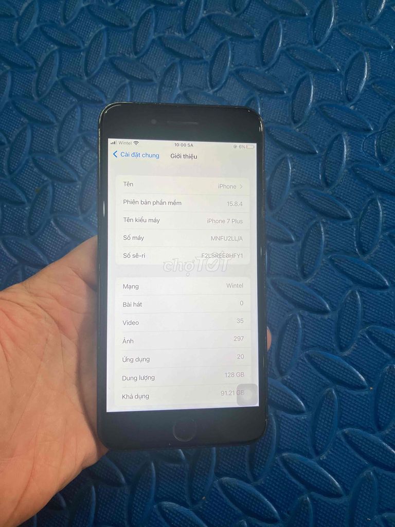 Bán Máy Iphone.7plus quốc tế 128g còn vân zin cũ. Mua bán Điện thoại tại Quận Hà Đông Hà Nội được đăng bởi Mạnh Mobile hình 1
