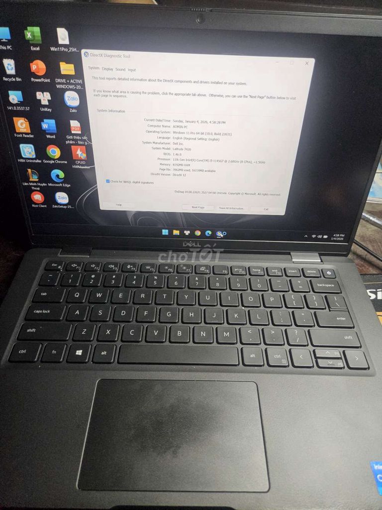 Dell Latitude 7420 i5-1145G7 8GB/256GB. Mua bán Laptop tại Quận Phú Nhuận Tp Hồ Chí Minh được đăng bởi Finn hình 1