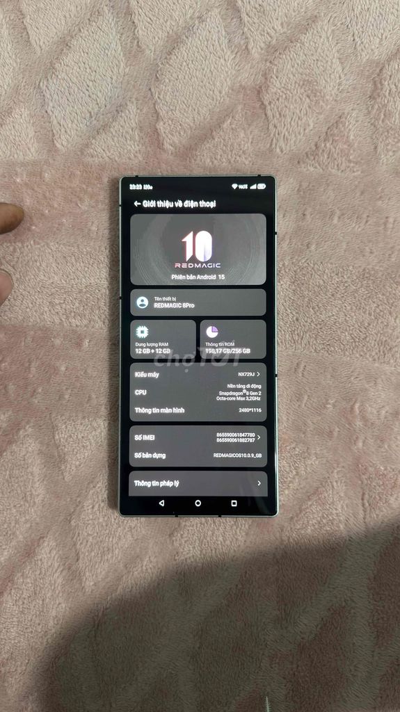 Nubia Redmagic 8 Pro 256GB Trắng. Mua bán Điện thoại tại Thành phố Dĩ An Bình Dương được đăng bởi Trần thuận hình 1