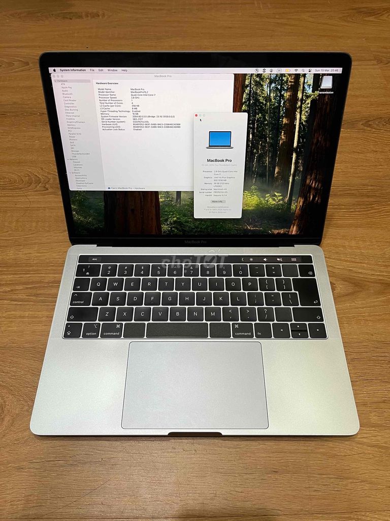 Apple Macbook Pro 13 inch i7 16GB/256GB. Mua bán Laptop tại Quận Cầu Giấy Hà Nội được đăng bởi Cao Đức Anh hình 1