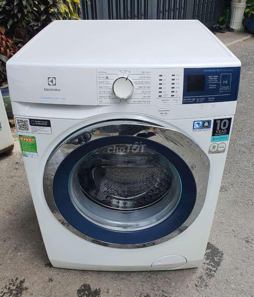 Máy giặt 10kg Electrolux cửa ngang 90%