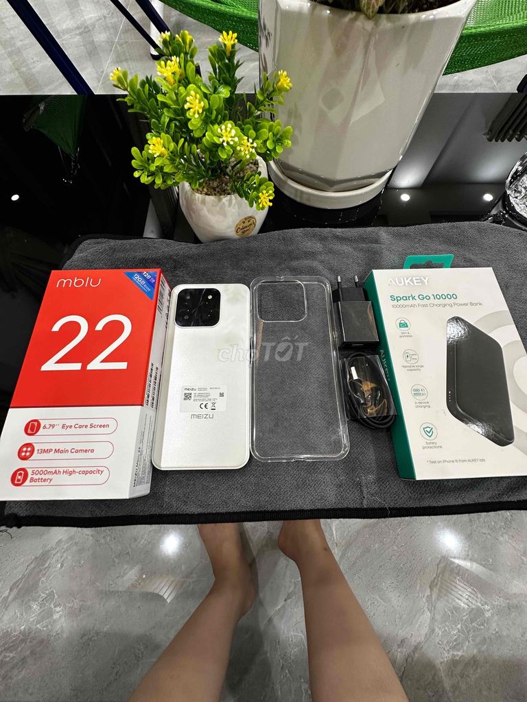 Meizu mblu 22 128GB Trắng Máy Mới. Mua bán Điện thoại tại Huyện Châu Thành A Hậu Giang được đăng bởi Bích Tuyền hình 1