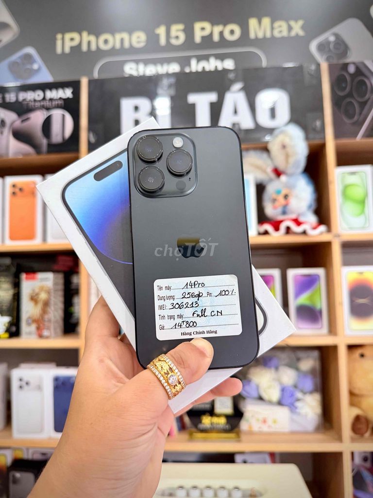 Apple iPhone 14 Pro 256GB Đen. Mua bán Điện thoại tại Thành phố Long Xuyên An Giang được đăng bởi Bi Táo Store hình 1