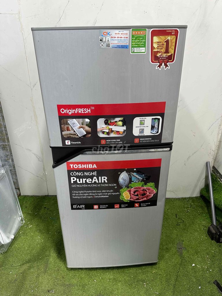 Tủ lạnh Toshiba 140L Bạc. Mua bán Tủ lạnh tại Quận Hải Châu Đà Nẵng được đăng bởi Duy bảo hình 1