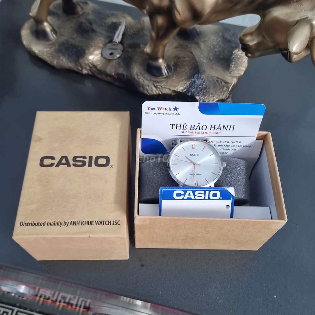 Casio chính hãng.chống nước 50m.mặt đồng hồ 41mm