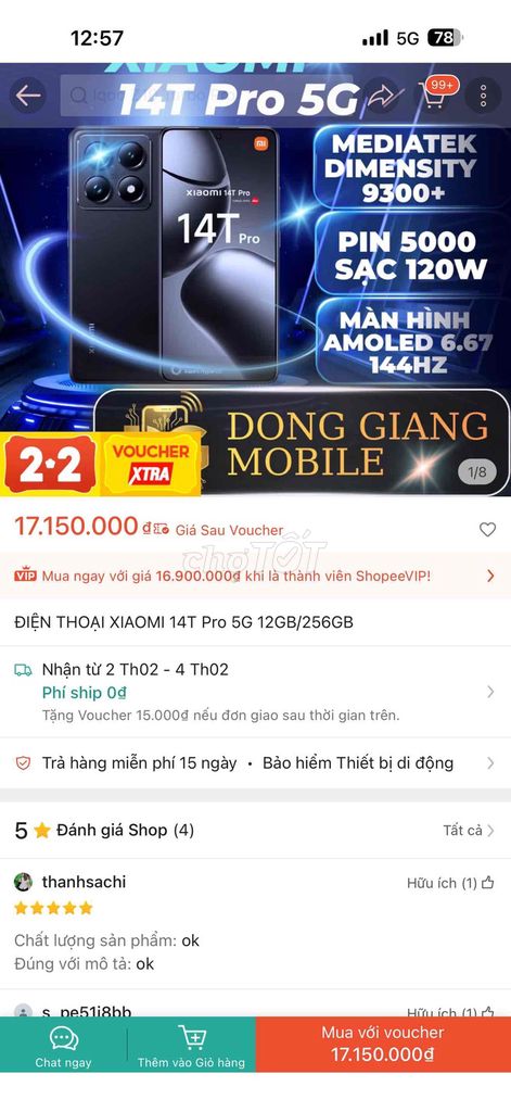 Xiaomi 14T Pro 256GB Đen. Mua bán Điện thoại tại Thị xã Kiến Tường Long An được đăng bởi Đinh Thành Thông hình 1