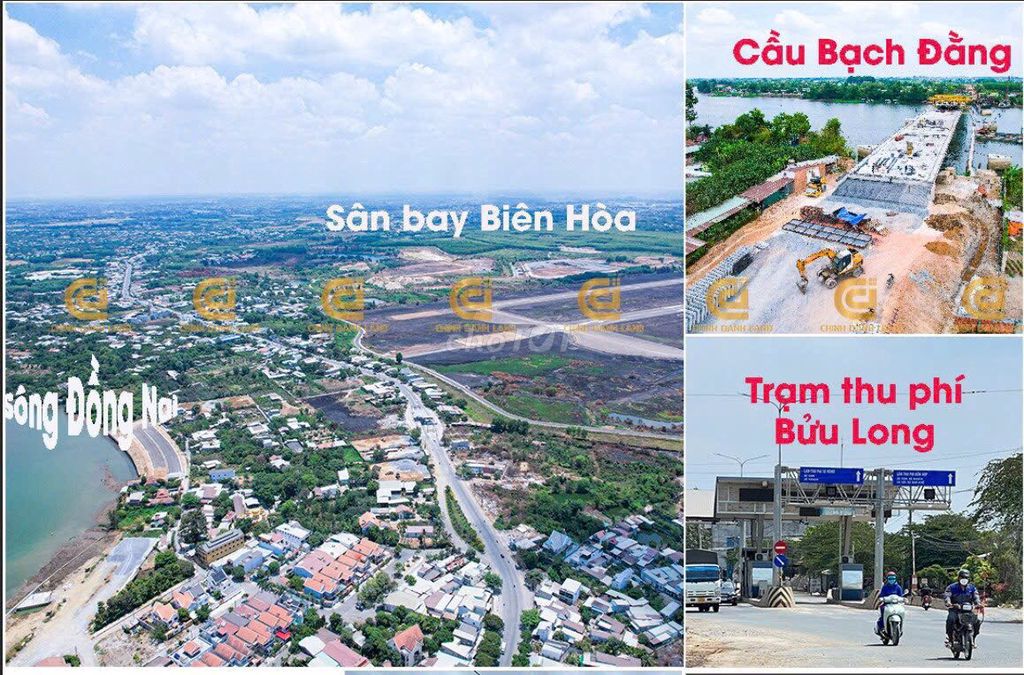 Mở bán 9 lô đất nền Khu dân cư kế bên Sân bay Biên Hòa