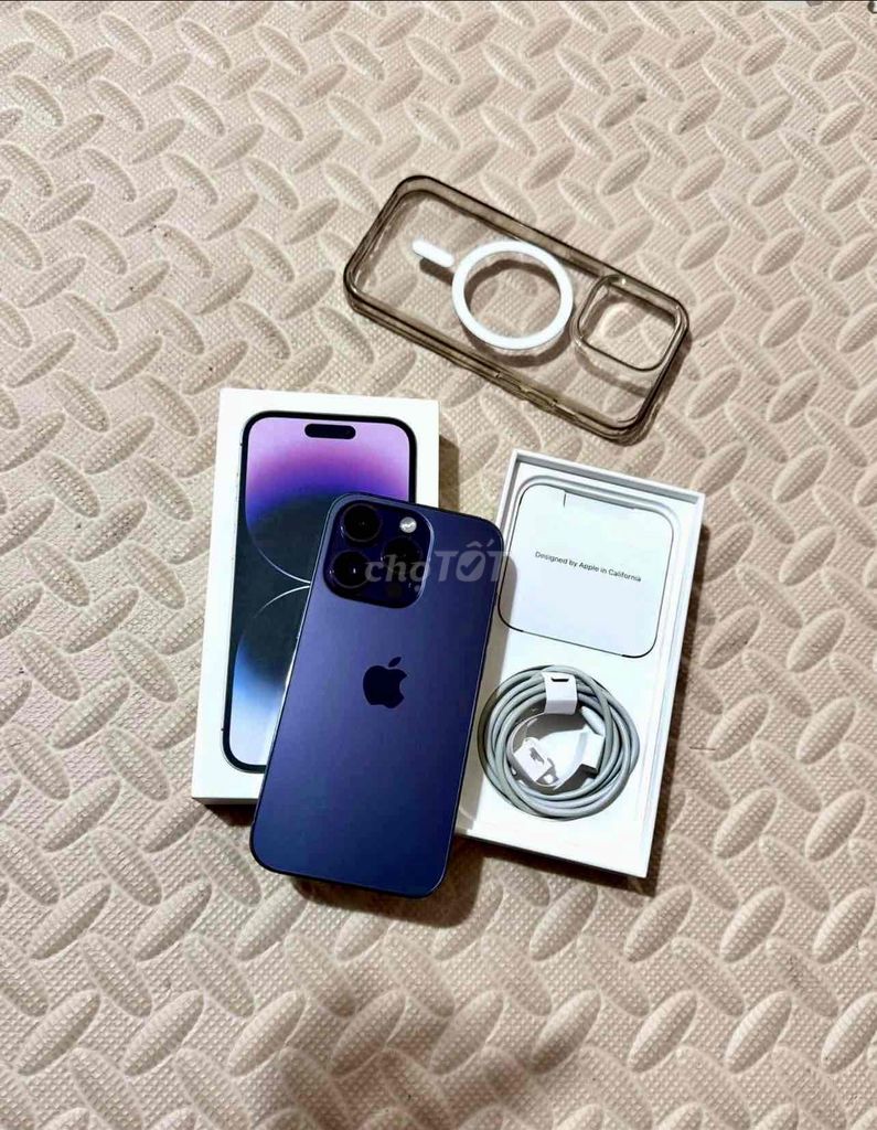 iPhone 14 Pro 512GB Tím FULLBOX BH APPLE 08/2024. Mua bán Điện thoại tại Quận 10 Tp Hồ Chí Minh được đăng bởi iStockHCM hình 1