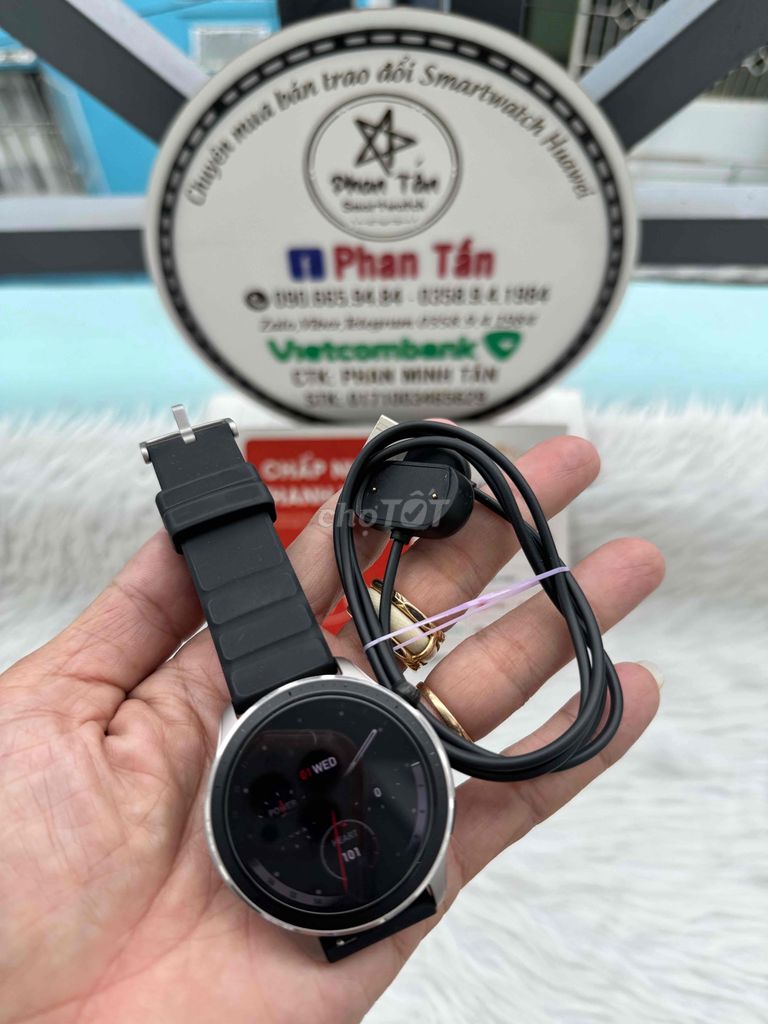 Amazfit gtr4 bản dây silicon 99% còn bh 30/6/2025