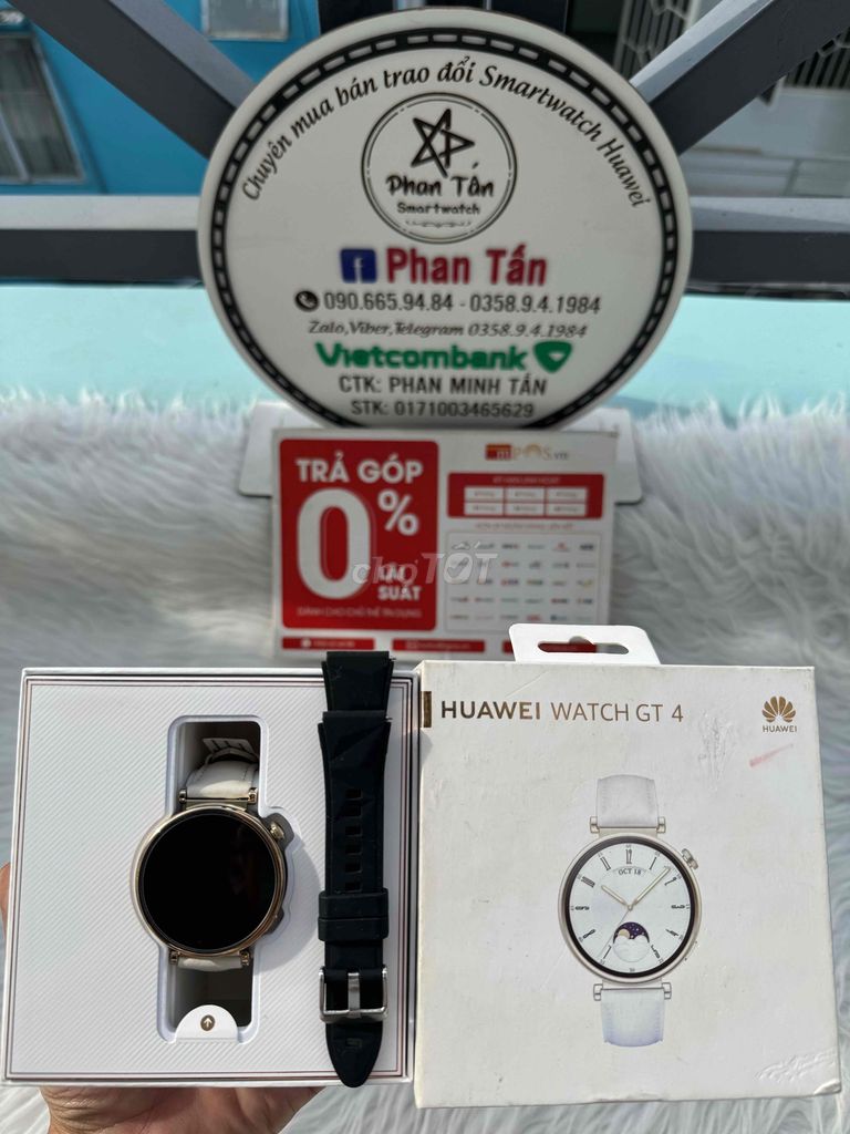 Huawei gt4/41 gold dây da full box 99% bh 19/2/25