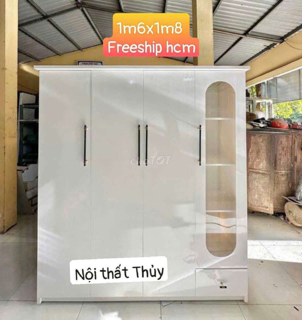 Tủ quần áo nhựa Đài Loan 1m6x1m8. Mua bán Tủ, kệ gia đình tại Quận Gò Vấp Tp Hồ Chí Minh được đăng bởi Phương thủy hình 1