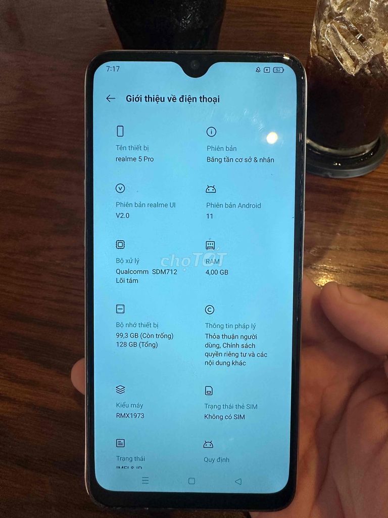 realme 5 Pro 128GB. Mua bán Điện thoại tại Thành phố Trà Vinh Trà Vinh được đăng bởi anh kiệt hình 1