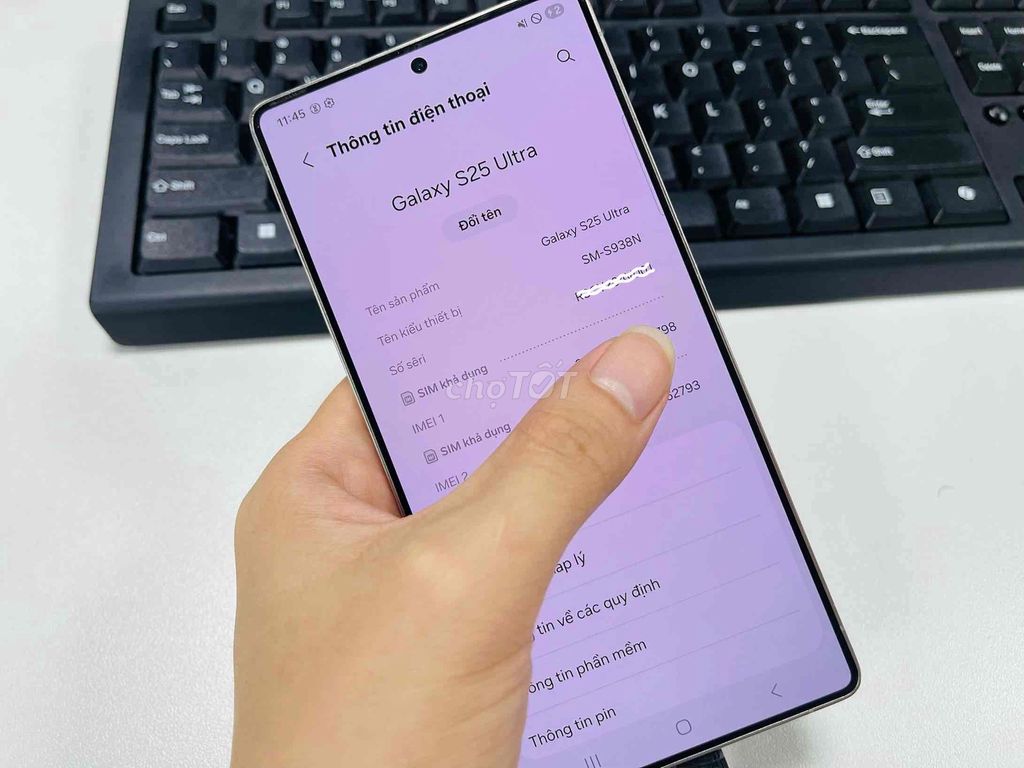 Samsung Galaxy S25 Ultra 12/256GB Hàn zin áp. Mua bán Điện thoại tại Quận Nam Từ Liêm Hà Nội được đăng bởi Nguyễn Ngọc Sơn hình 1