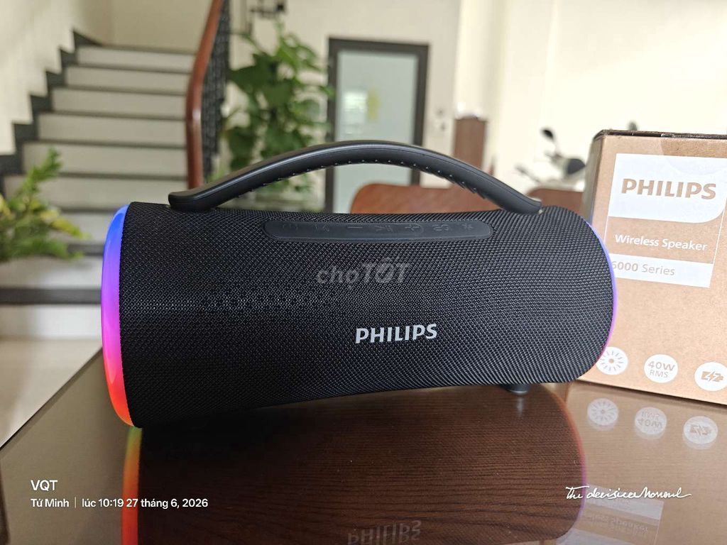 Loa Bluetooth Philips TAS6200 Đen. Mua bán Tivi, Âm thanh tại Thành phố Hải Dương Hải Dương được đăng bởi Trung hình 1