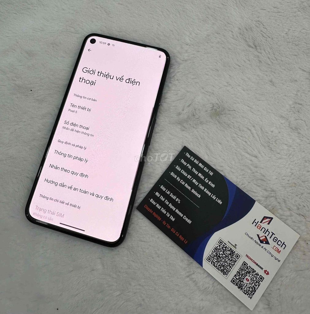 Google Pixel 5 Đen. Mua bán Điện thoại tại Quận 3 Tp Hồ Chí Minh được đăng bởi Hạnh Tech hình 1