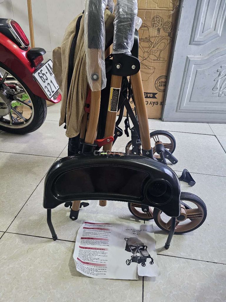 Xe đẩy em bé Bamboo Life Nâu. Mua bán Mẹ và bé tại Thị xã Tân Uyên Bình Dương được đăng bởi ngọc toàn hình 1