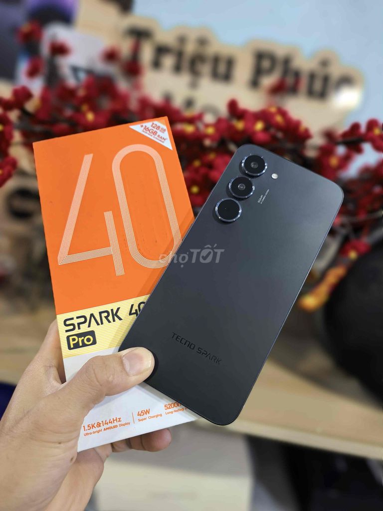 Tecno Spark 40 Pro fb lướt 8/128 bh dài 10/2026. Mua bán Điện thoại tại Quận Bình Tân Tp Hồ Chí Minh được đăng bởi Triệu Phúc hình 1