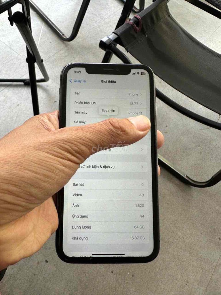 iPhone 11 64GB Đen Đã sử dụng. Mua bán Điện thoại tại Thành phố Long Khánh Đồng Nai được đăng bởi Ngọc hình 1