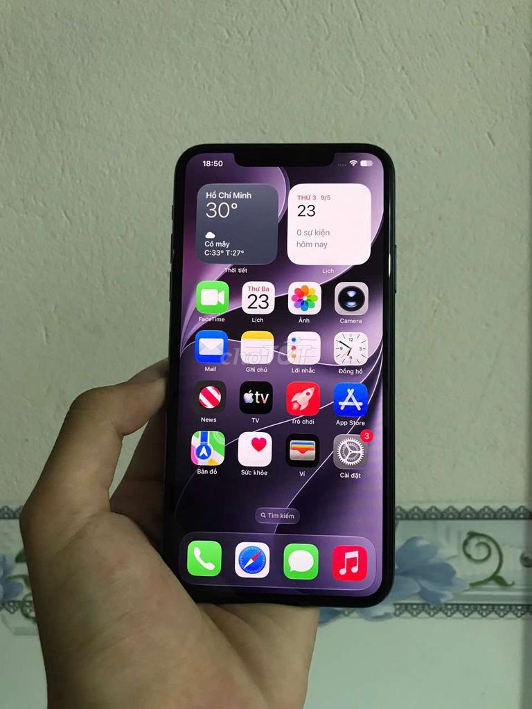 Apple iPhone 11 Pro Max 64GB Xanh rêu màn zin. Mua bán Điện thoại tại Huyện Cầu Kè Trà Vinh được đăng bởi Phan Tuấn hình 1