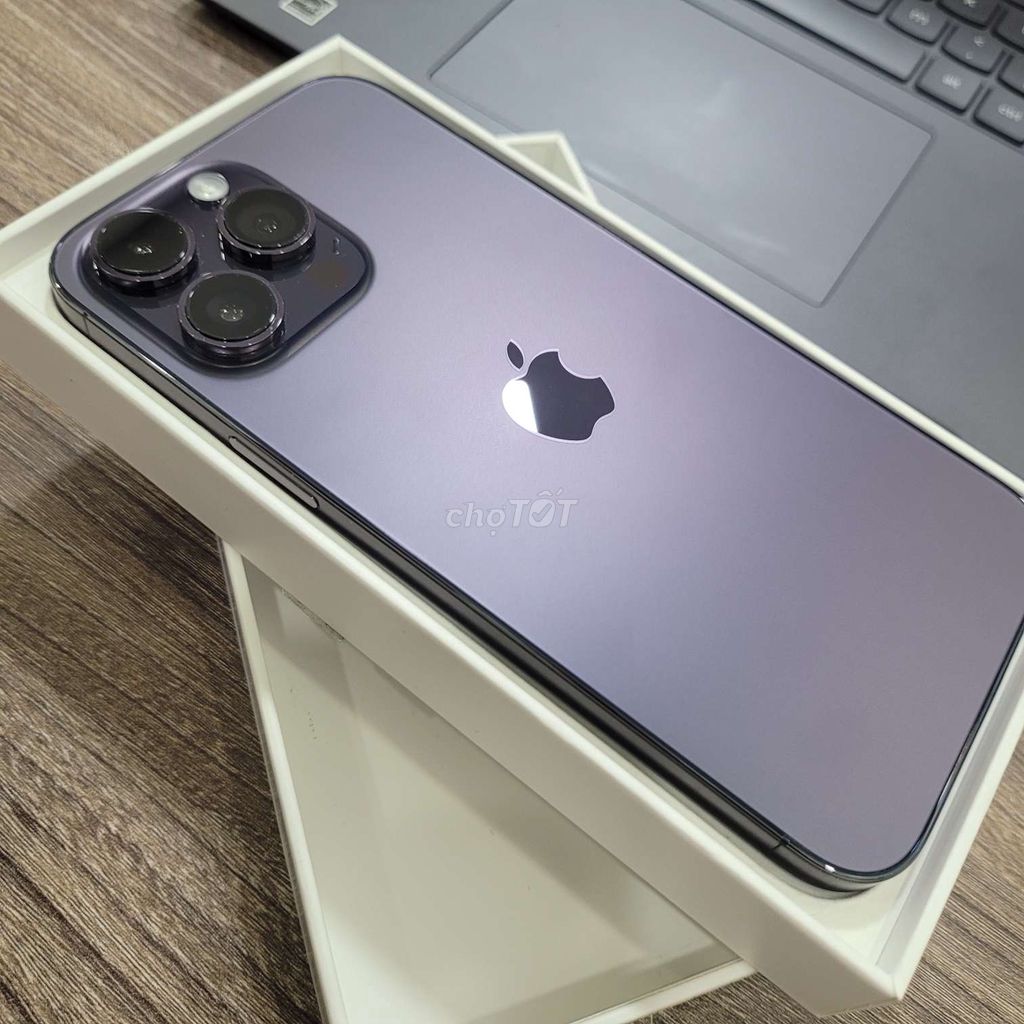 Iphone 14pm purple 128G zin all đẹp keng như mới