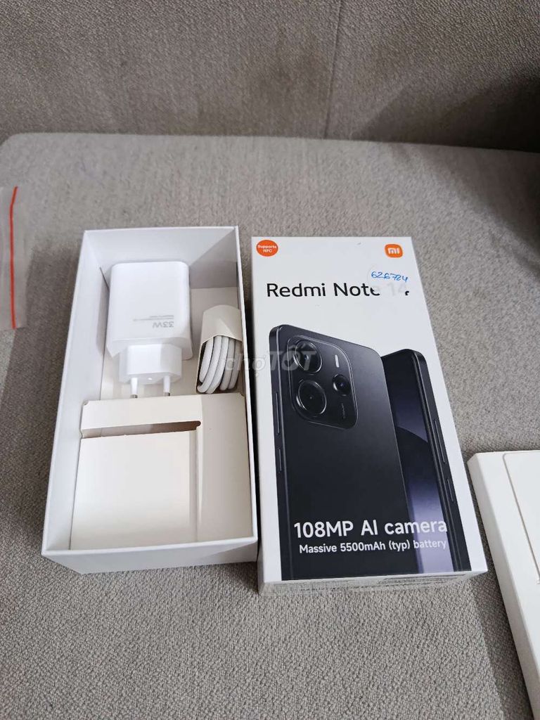 Hộp sạc 33W Redmi note 14