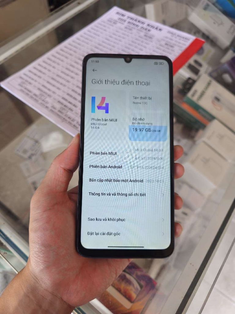 Xiaomi Redmi 13C 8/256 chuẩn kh kích ảo. pin 5000. Mua bán Điện thoại tại Quận 12 Tp Hồ Chí Minh được đăng bởi Smartphone giá kho hình 1