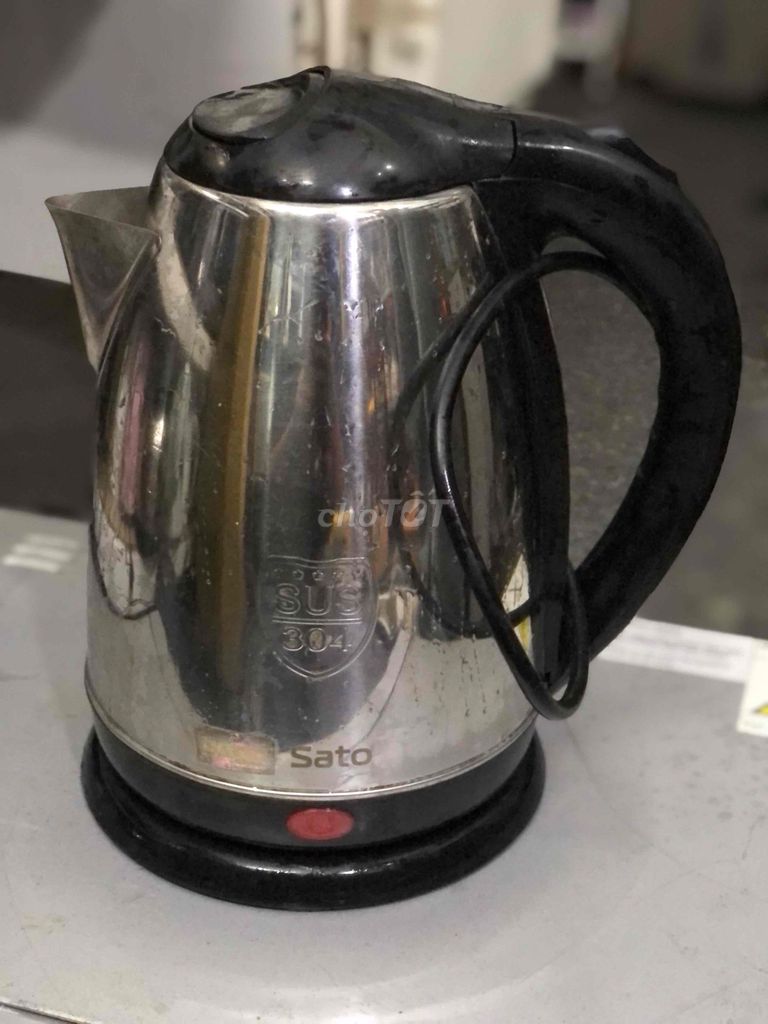Ấm siêu tốc Sato Inox 304. Mua bán Bếp, lò, đồ điện nhà bếp tại Quận Thanh Khê Đà Nẵng được đăng bởi THANH LÝ ĐỒ CŨ hình 1