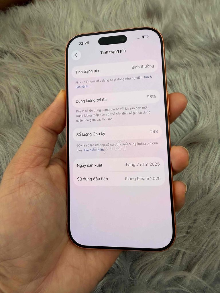 iPhone 17 Pro 256GB Cam việt nam rin áp. Mua bán Điện thoại tại Thành phố Thủ Đức Tp Hồ Chí Minh được đăng bởi đỗ huy hình 1