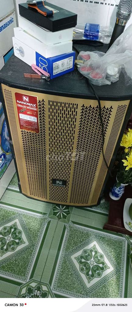 Loa kéo Nanomax S1000 Vàng đồng còn khá mới. Mua bán Tivi, Âm thanh tại Quận 12 Tp Hồ Chí Minh được đăng bởi phương nam hình 1