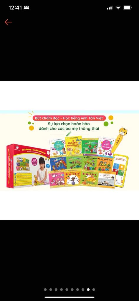 Bút chấm đọc học tiếng anh Tân Việt cho bé. Mua bán Mẹ và bé tại Quận Gò Vấp Tp Hồ Chí Minh được đăng bởi mai thị phương vân  hình 2