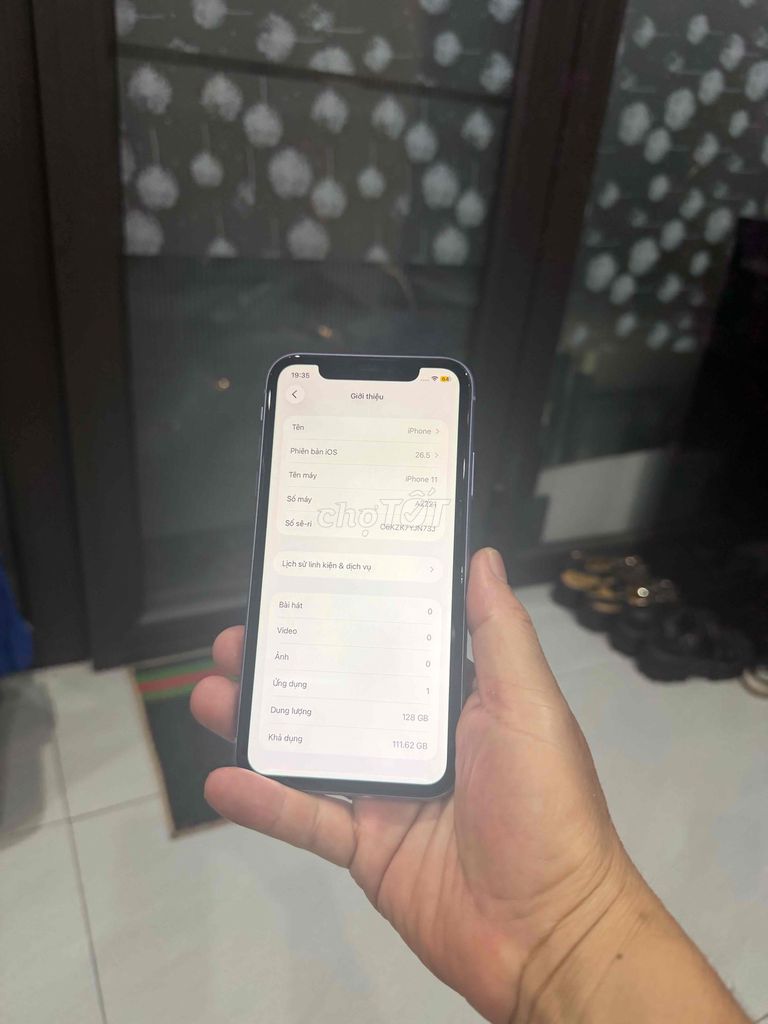 iPhone 11  quốc tế  ,128GB  máy zin. Mua bán Điện thoại tại Quận Tây Hồ Hà Nội được đăng bởi Chị Hoa hình 1