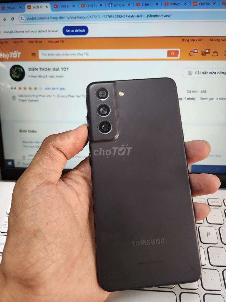 Samsung S21 FE 5G 6GB.128GB PIN 4500 EXYNOS 2100. Mua bán Điện thoại tại Quận Bình Thạnh Tp Hồ Chí Minh được đăng bởi Dân Mobile hình 1