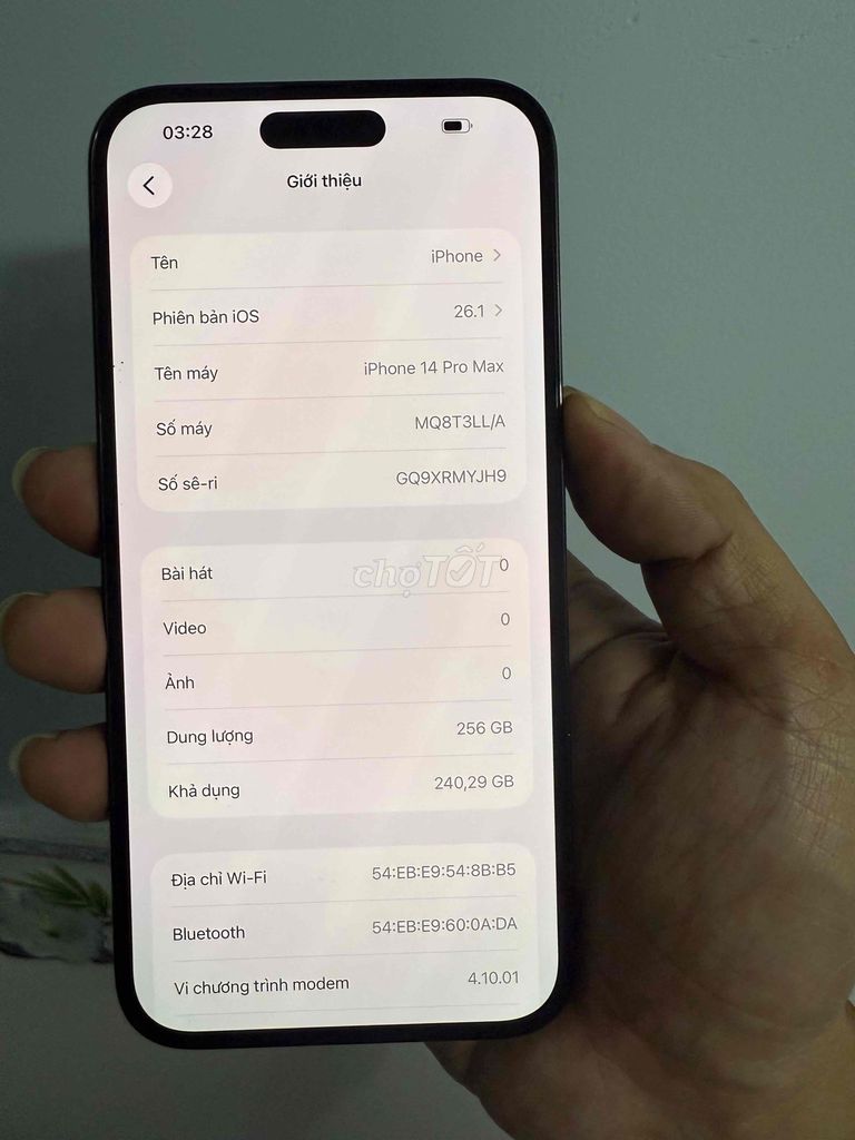 14 pro max 256 zin áp thanh lý. Mua bán Điện thoại tại Huyện Hóc Môn Tp Hồ Chí Minh được đăng bởi Thành Luân hình 1