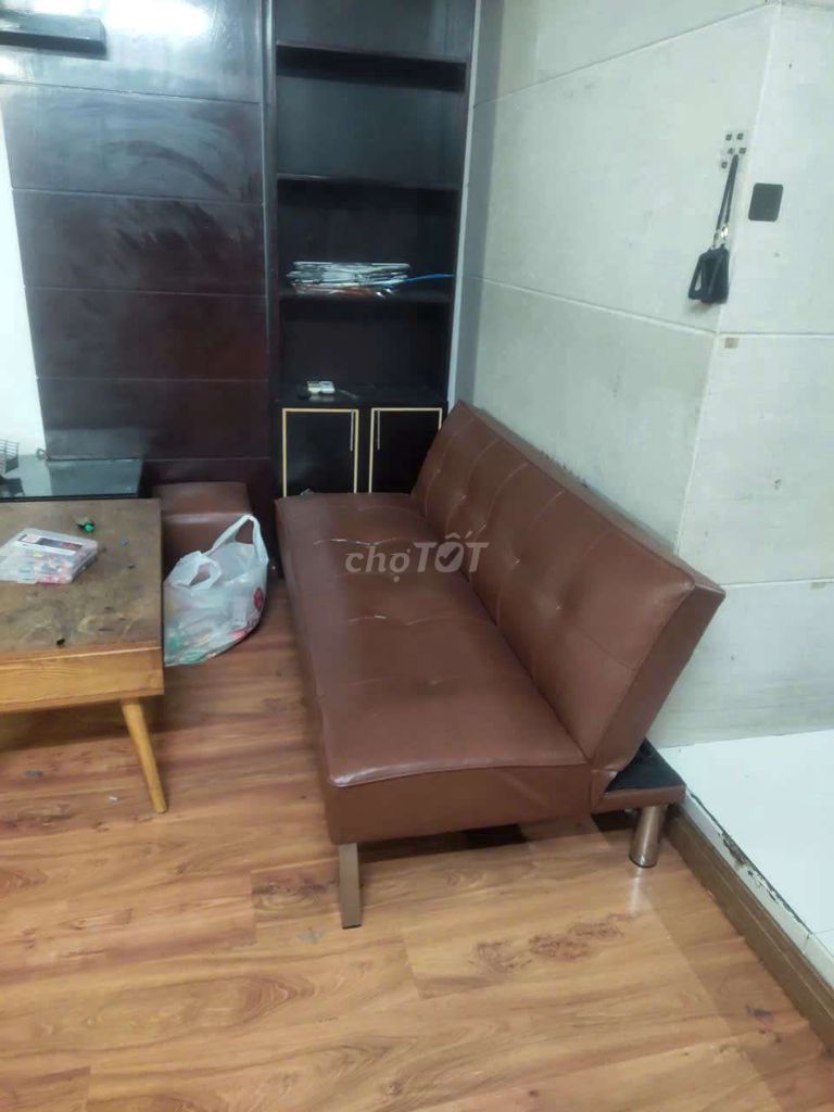 Bộ bàn trà sofa da Nâu. Mua bán Bàn ghế tại Quận 4 Tp Hồ Chí Minh được đăng bởi Chau Lam hình 1