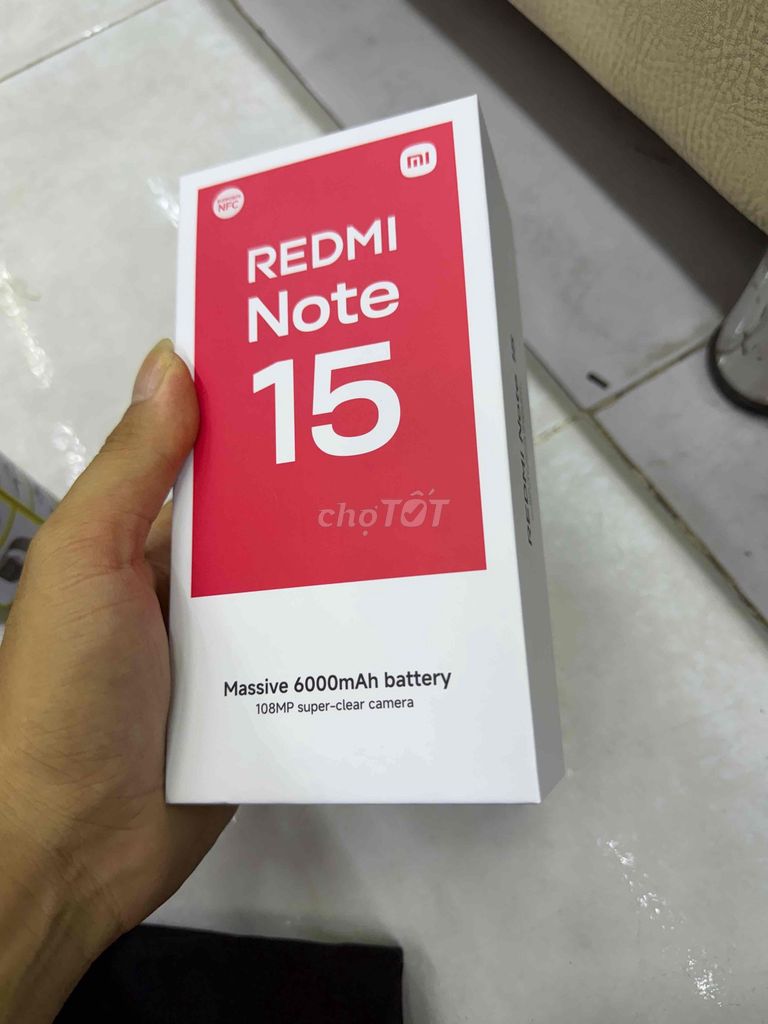 Xiaomi Redmi Note 15 6GB/128GB Đen. Mua bán Điện thoại tại Quận Gò Vấp Tp Hồ Chí Minh được đăng bởi Cửa Hàng BT Mobile Chuyên Iphone Quốc Tế Giá Tốt hình 1
