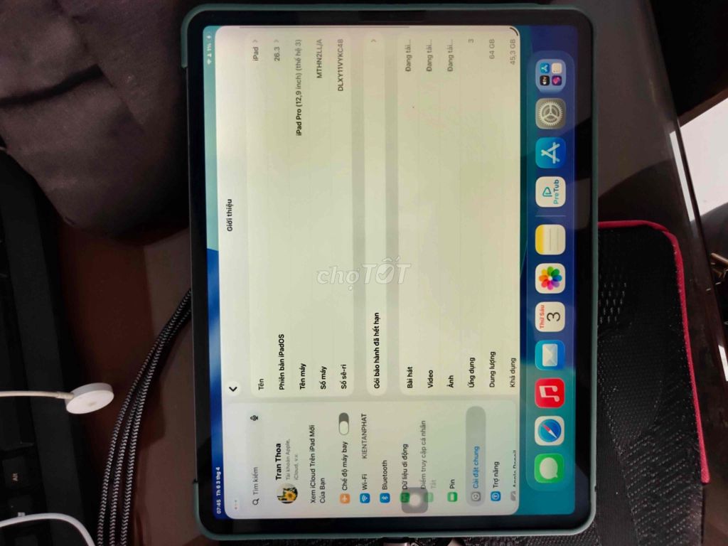 iPad Pro 12.9 inch 64GB Xám giá sốc. Mua bán Máy tính bảng tại Thành phố Long Xuyên An Giang được đăng bởi SONY hình 1