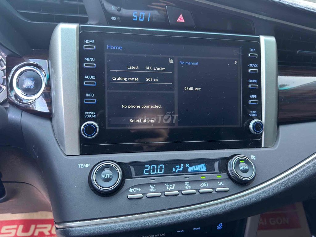 Toyota Innova 2022 G 2.0 AT - 54509 km. Mua bán Ô tô tại Thành phố Thủ Đức Tp Hồ Chí Minh được đăng bởi Đại Lý Toyota Chính hãng  hình 2