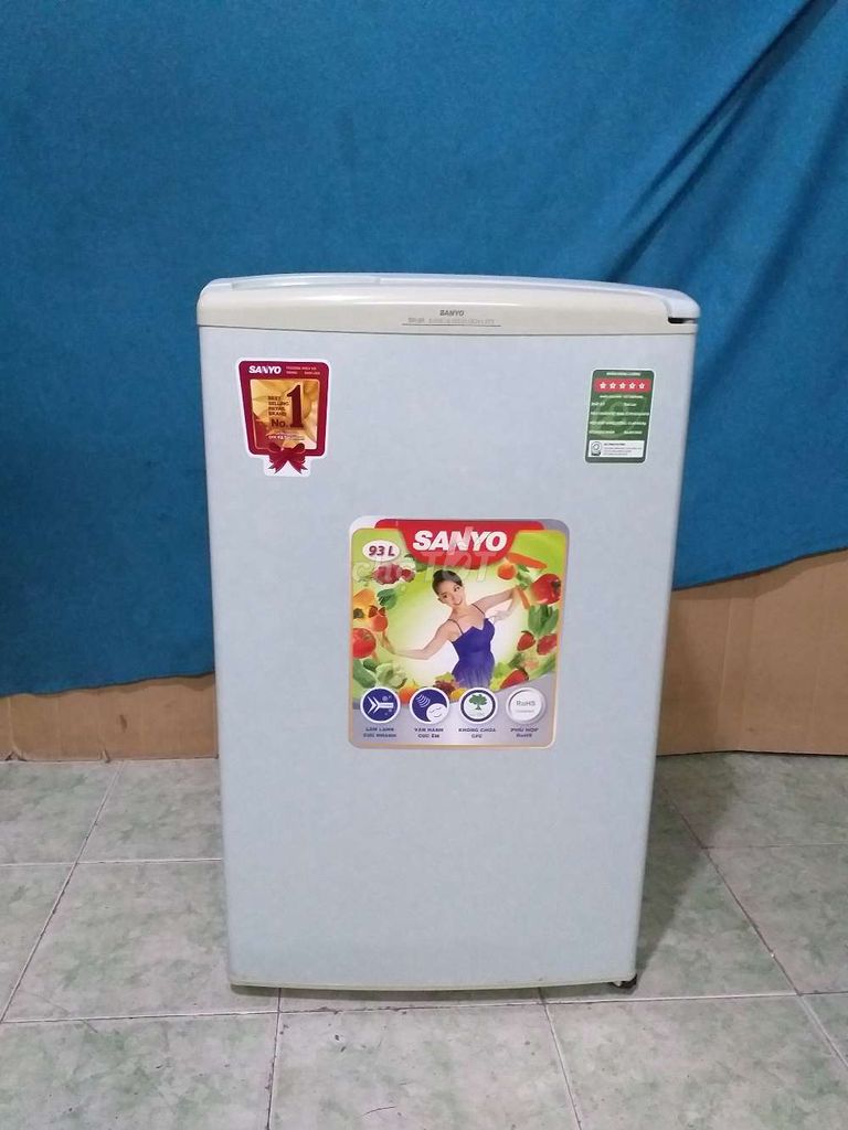 0909055834 - Tủ lạnh Sanyo FS96BR8 nhỏ gọn 1 ngăn, nhẹ điện.