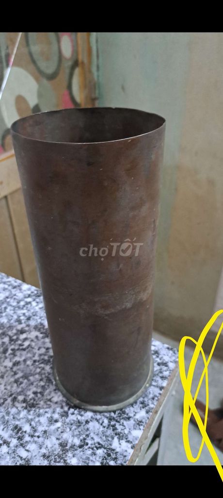 Sáng nay 1/10 bán lẹ 1cái vỏ 105mm cao 28 năm 1945