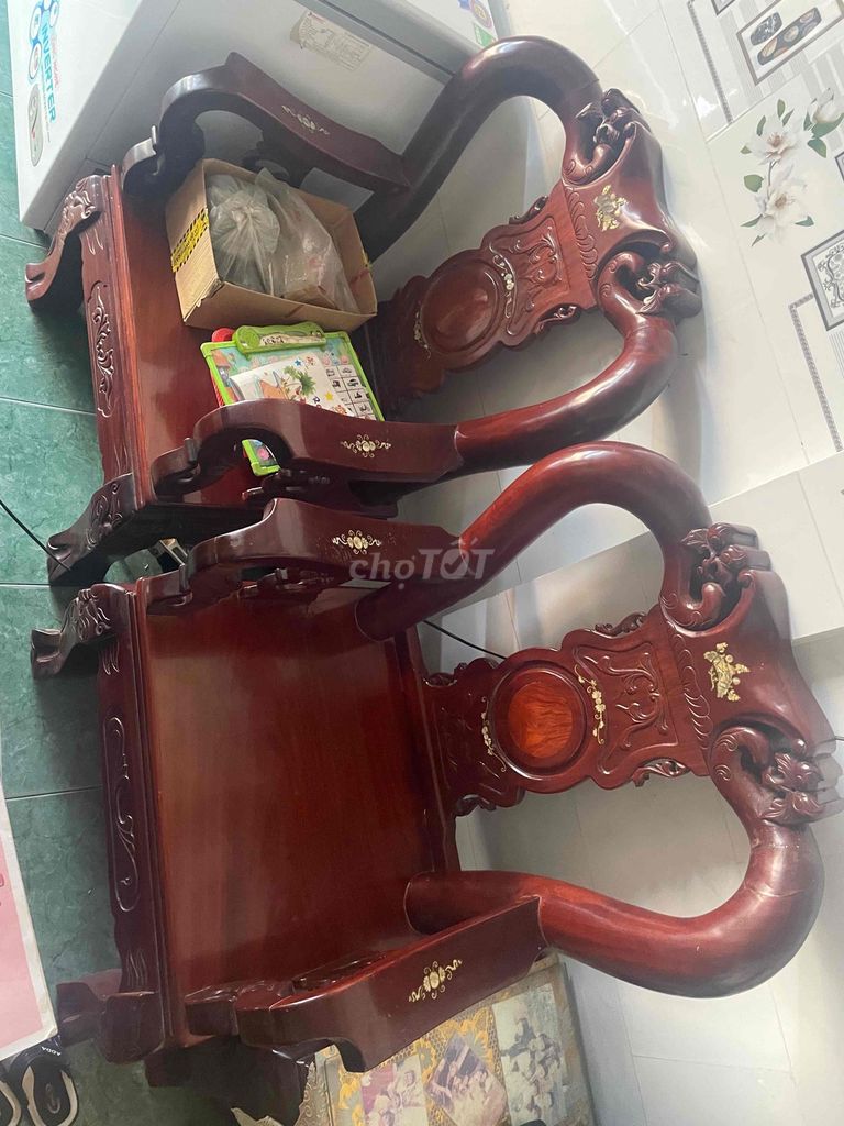 Bộ bàn ghế Gỗ căm xe Nâu đỏ 6 món mới đẹp. Mua bán Bàn ghế tại Thành phố Sóc Trăng Sóc Trăng được đăng bởi lâm thanh phú hình 1