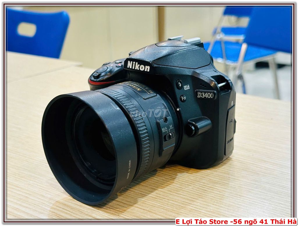 E pass Máy ảnh Nikon D3400 + 35 F1.8 G. Mua bán Máy ảnh, Máy quay tại Quận Đống Đa Hà Nội được đăng bởi Nguyễn Tiến Lợi hình 1