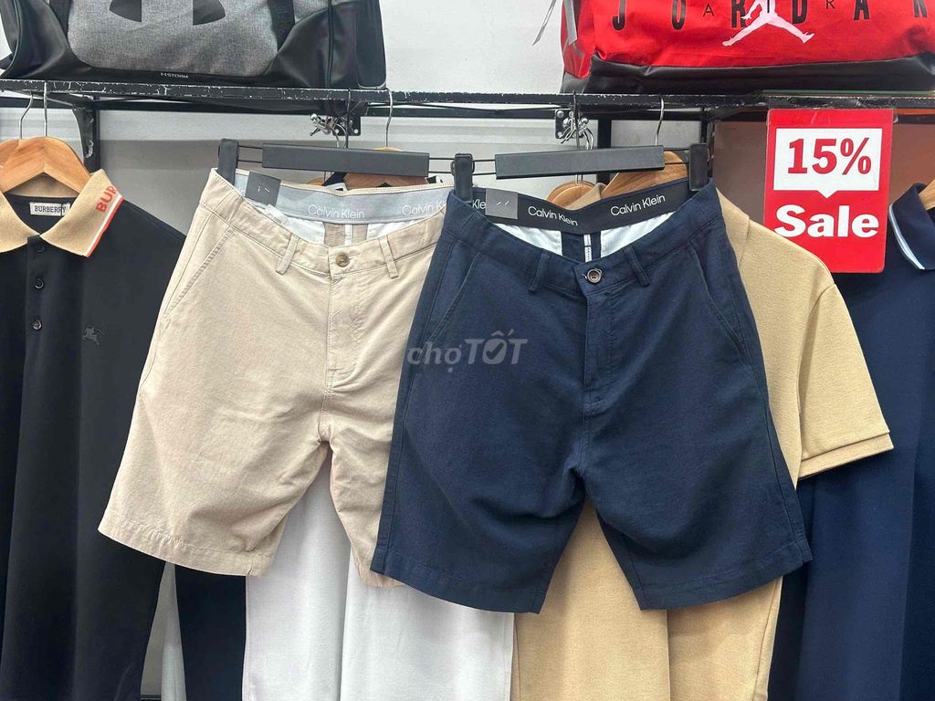 Quần short Calvin Klein Linen Nam. Mua bán Quần áo tại Thành phố Thủ Đức Tp Hồ Chí Minh được đăng bởi HanghieuOUTLET  hình 1