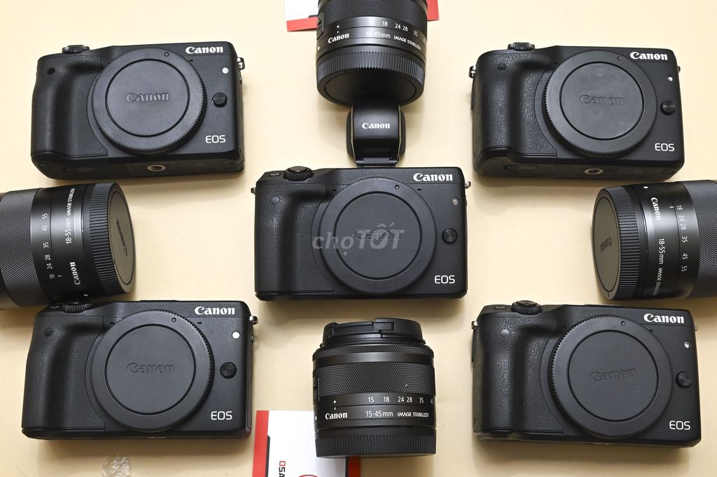 Máy ảnh Canon M3 Đen kèm lens kit đẹp . Mua bán Máy ảnh, Máy quay tại Quận Tân Bình Tp Hồ Chí Minh được đăng bởi osaka camera hình 1