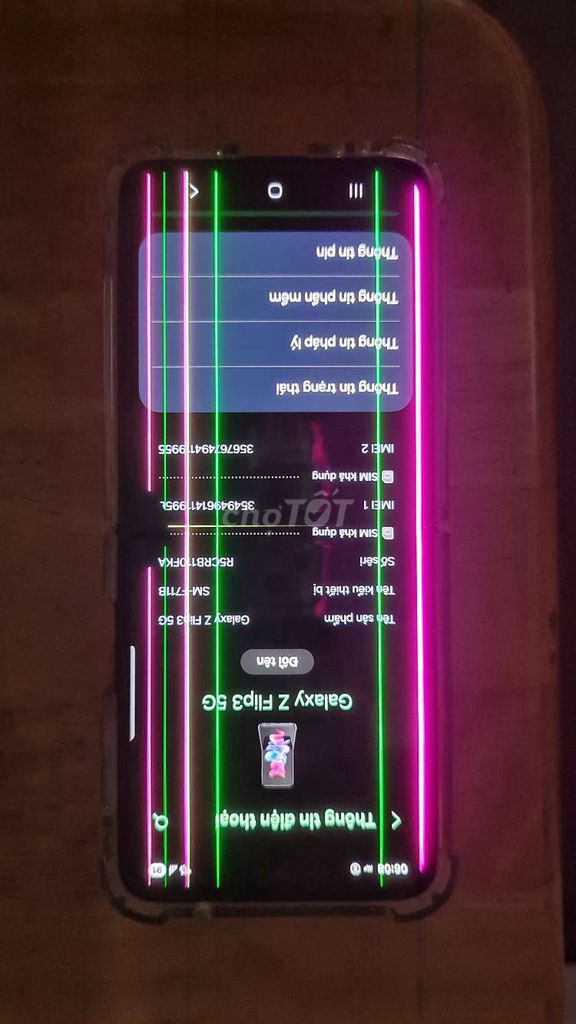 Samsung Z Flip 3 5G Hồng Lỗi màn hình. Mua bán Điện thoại tại Quận 12 Tp Hồ Chí Minh được đăng bởi Nhật Đăng hình 1