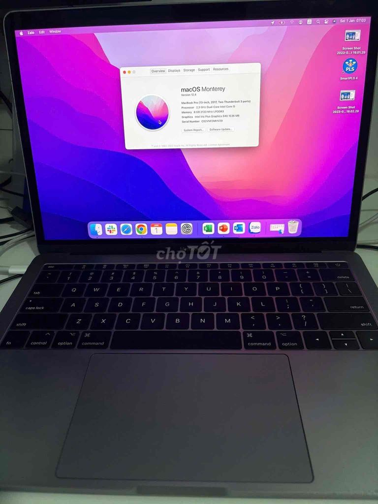 Apple Macbook Pro 2017 8GB/256GB Xám. Mua bán Laptop tại Quận 12 Tp Hồ Chí Minh được đăng bởi Hà hình 1